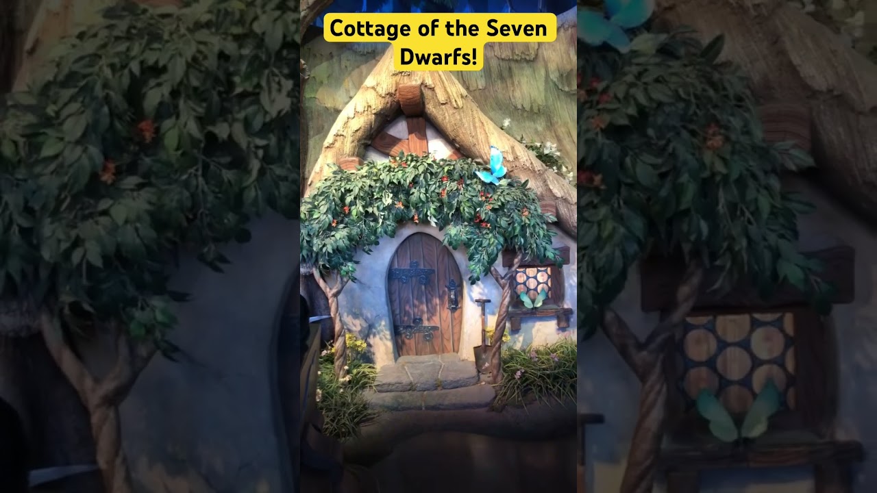 Cottage of the Seven Dwarfs_ at Snow White&rsquo;s Scary Adventures ride! #disneyland