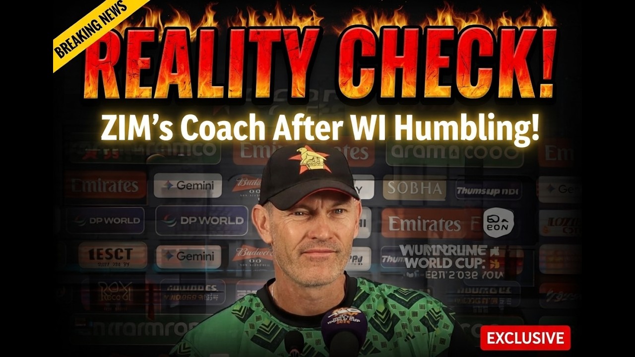 REALITY CHECK! Zimbabwe's Sammons' HONEST Words After WI Humbling!