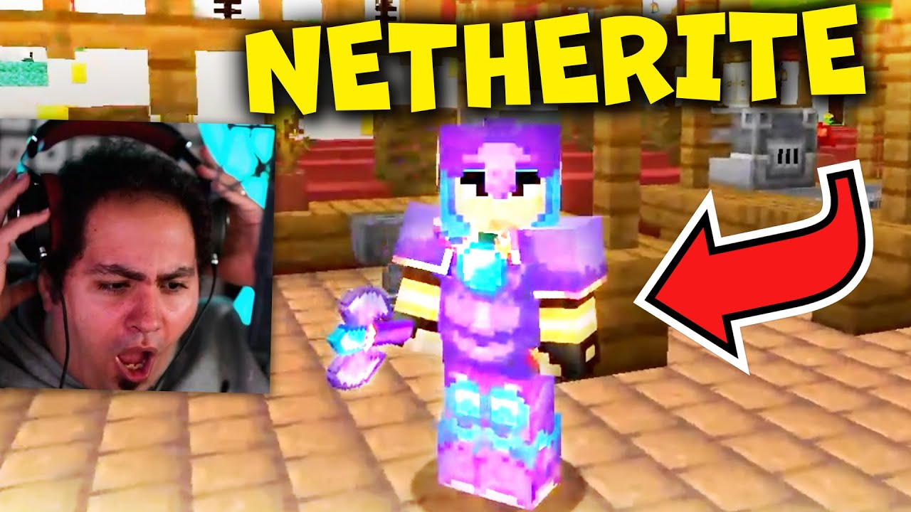 LYON TROVA LA NETHERITE IN LIVE SU MINECRAFT!!