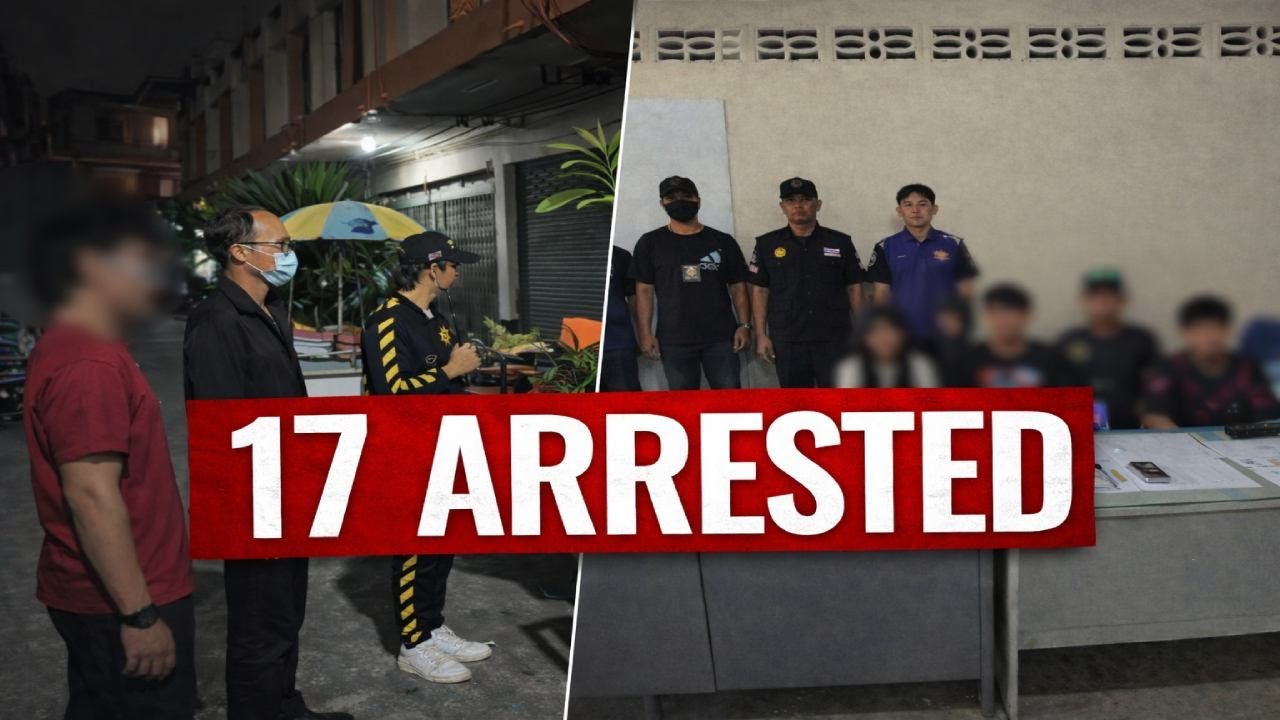 Pattaya Drug Crackdown: Banglamung Raid Nets 17 Arrests | 23 January 2026