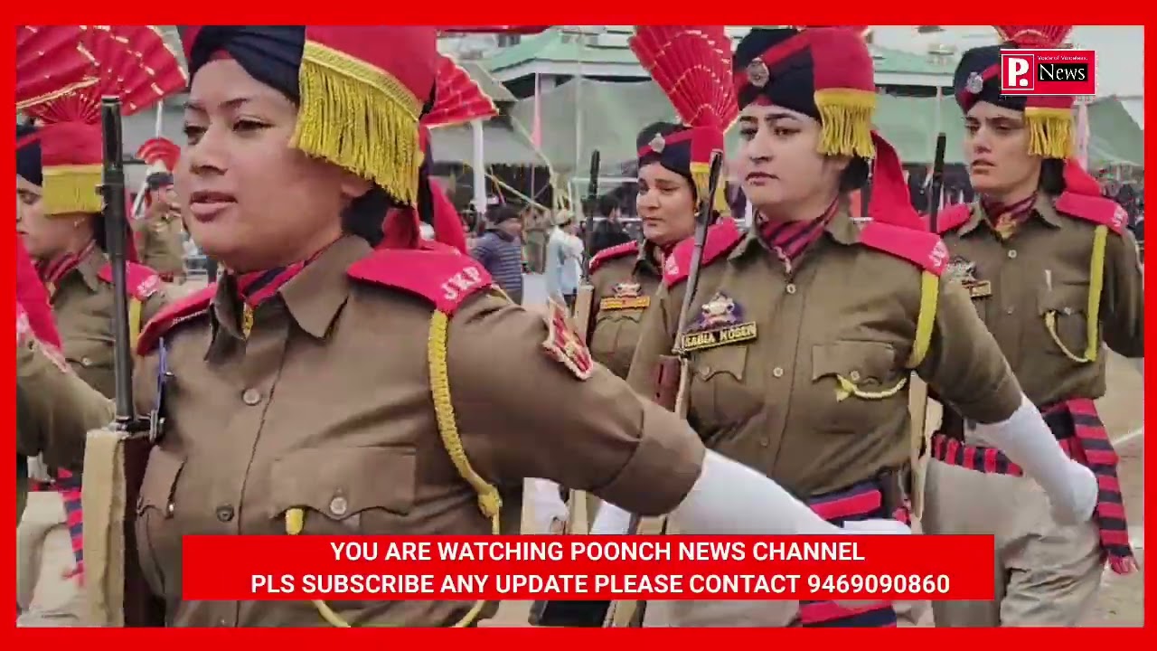77th Republic Day 2026: Jal Shakti Minister Javed Rana hoists flag at Sports Stadium Poonch
