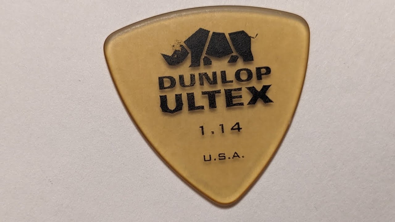 Jim Dunlop Ultex 1.14mm triangle guitar pick review