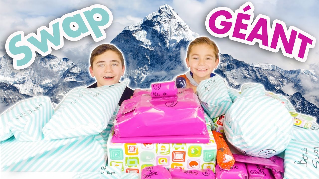 UNE MONTAGNE DE CADEAUX ! - SWAP GÉANT DE MARINE