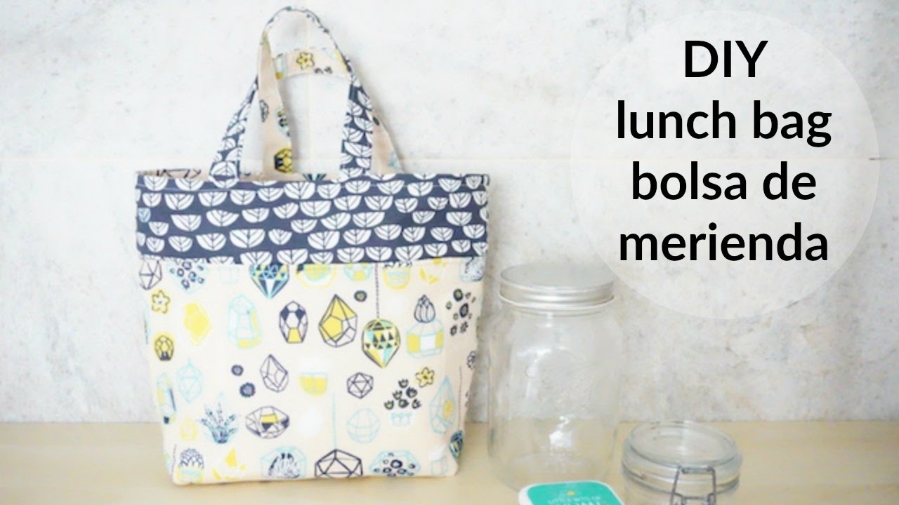 DIY lunch bag o bolsa de merienda