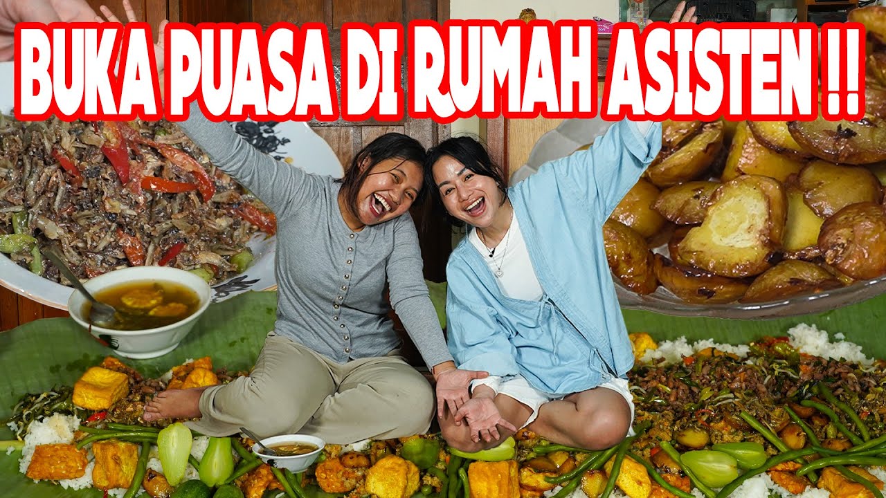 BUKA PUASA PENUH HARU!! LIWETAN BARENG TEAM PAKE ALAS DAUN PISANG!!