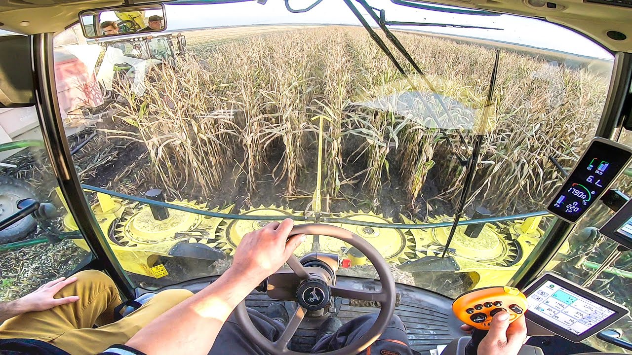🇫🇷 [CabView] NEW JD 9000i Series at CORN SILAGE 2019 😍 Kemper 475 [GoPro]