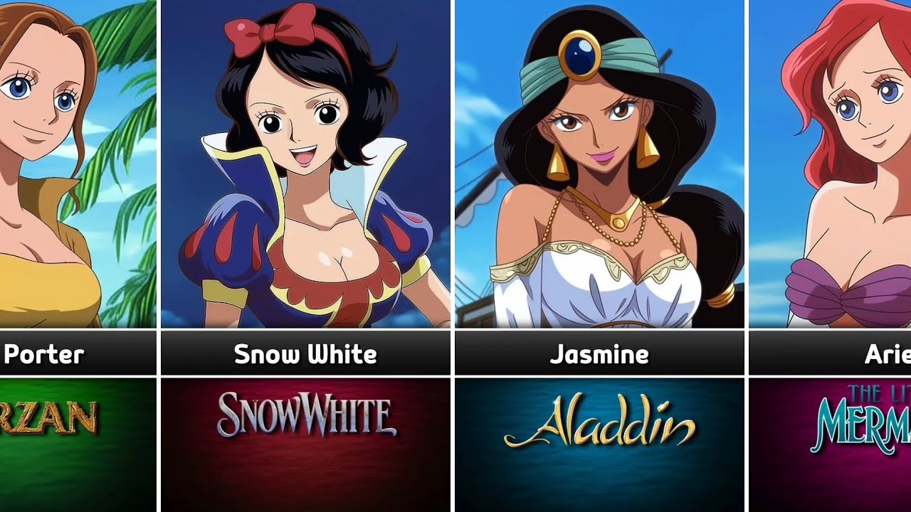 Disney Princess X One Piece Style | Disney