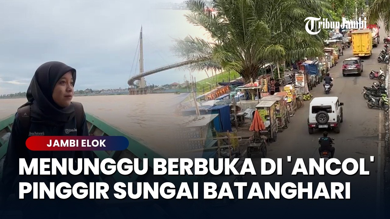 Angin Sepoi sepoi Saat Menunggu Berbuka di 'Ancol' Pinggir Sungai Batanghari