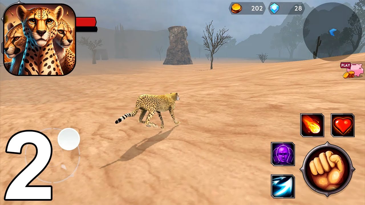 The Cheetah - Animal Simulator Android Gameplay - Part 2