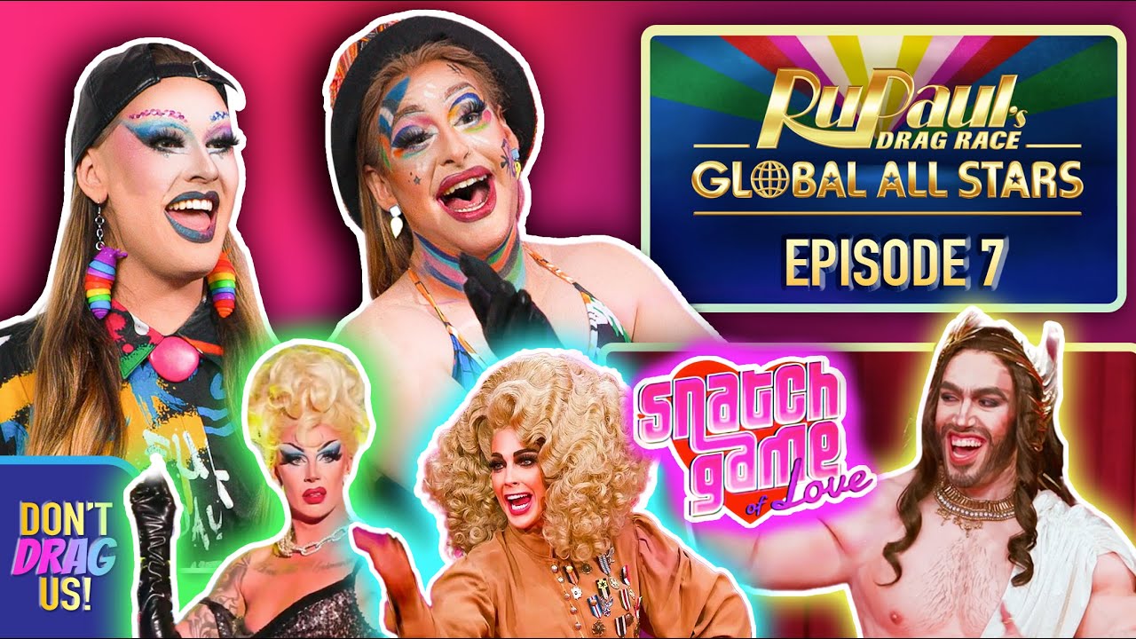 RuPaul's Drag Race GLOBAL ALL STARS, эпизод 7, РЕАКЦИЯ «ИГРА В РЫВОК»! | Не перетягивайте нас на ...