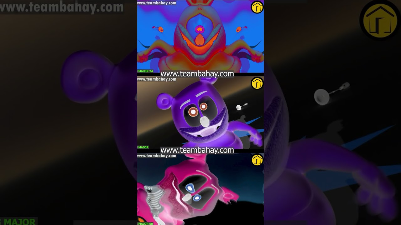 Gummib&auml;r GUMMY BEAR SONG I HAVE GONE INSANE IN 3 VERY COOL WEIRD EFFECTS  PART 19 #SHORTS