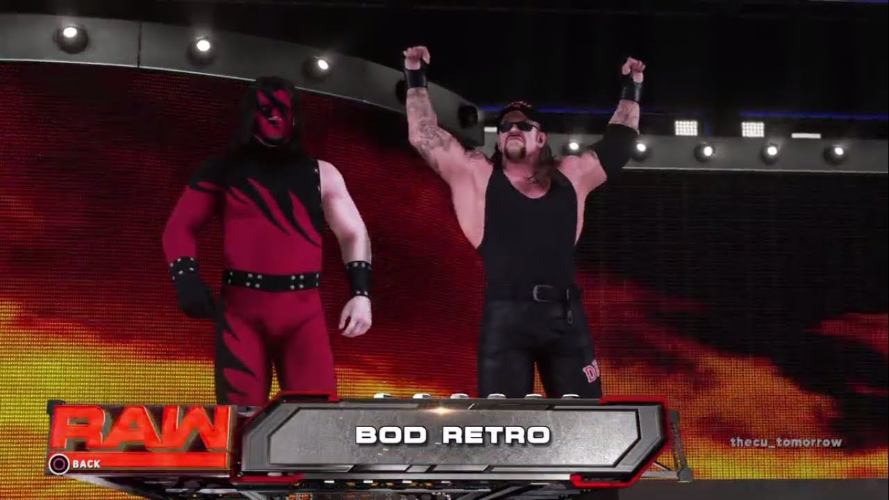 WWE 2K18 How To Create Brothers of Destruction Retro Tag Team Undertaker '00 & Kane '98 Tutorial