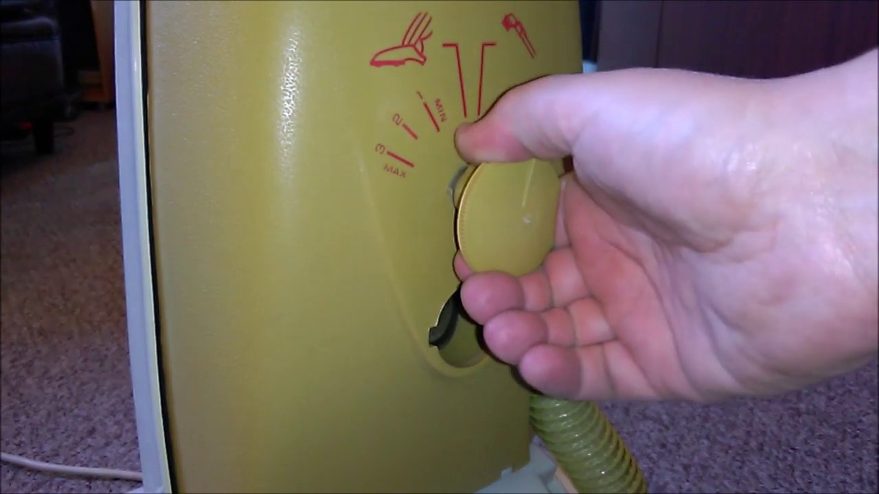 Vintage 1976 Hoover Convertible U5002 Upright Vacuum Cleaner
