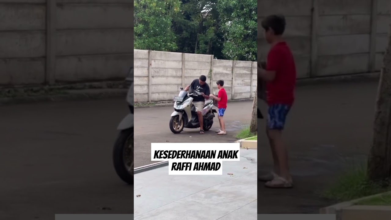 kesederhanaan anak Raffi ahmad mau ibadah kaya anak lainnya