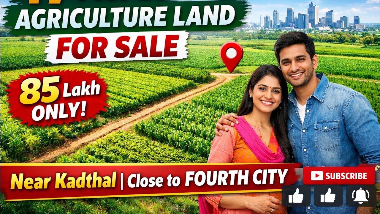17 Acrs Agriculture Land for Sale at Thalakondaplly || Close to Kadthal, Fourth City || 9014353883