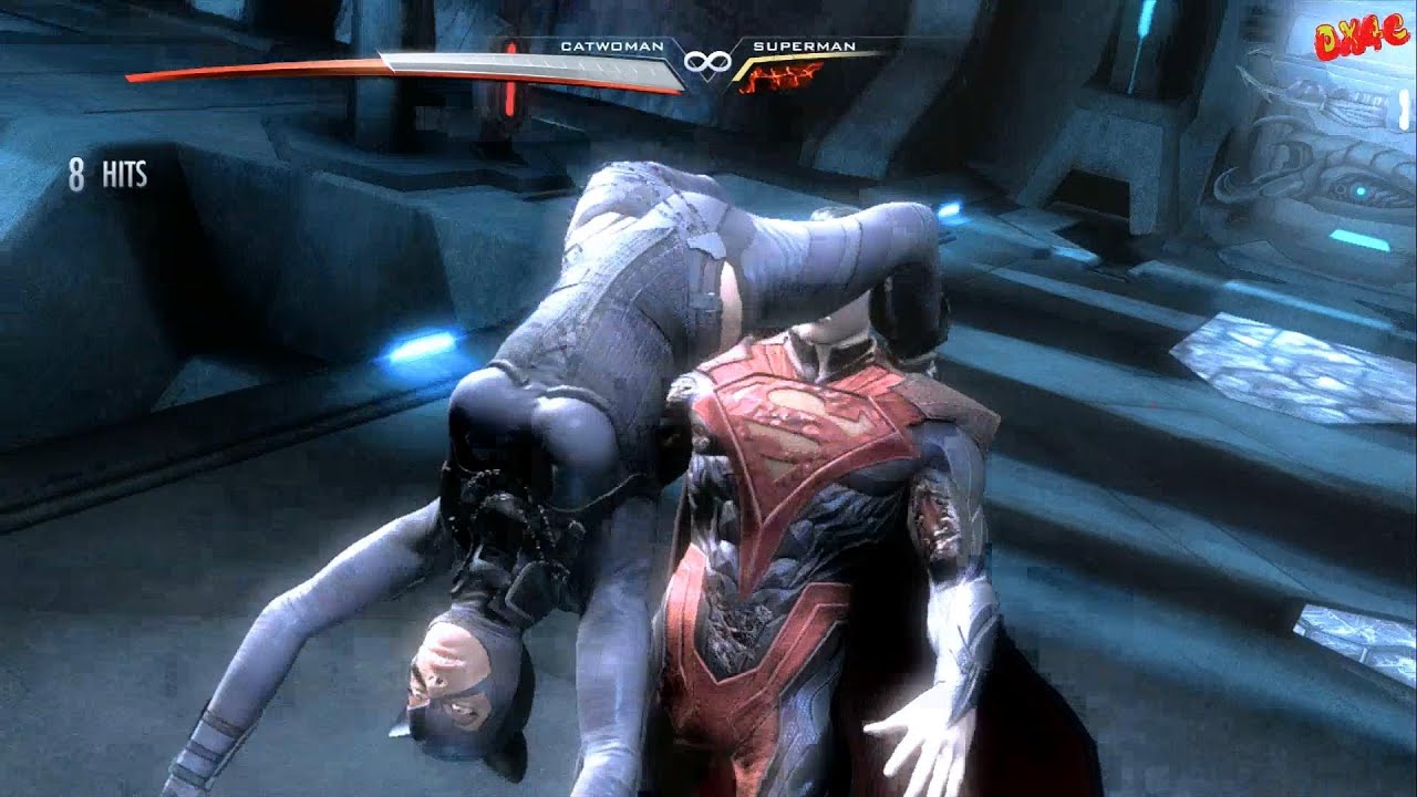 Injustice Gods Among Us Catwoman Arcade Ladder playthrough with final boss fight and ending