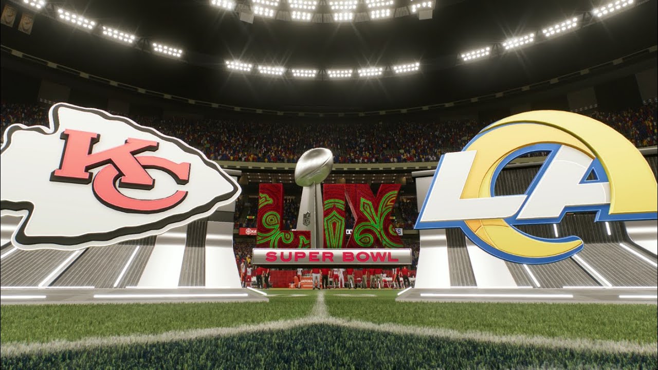 Madden 25 - Kansas City Chiefs @ Los Angeles Rams - Super Bowl LIX Gameplay