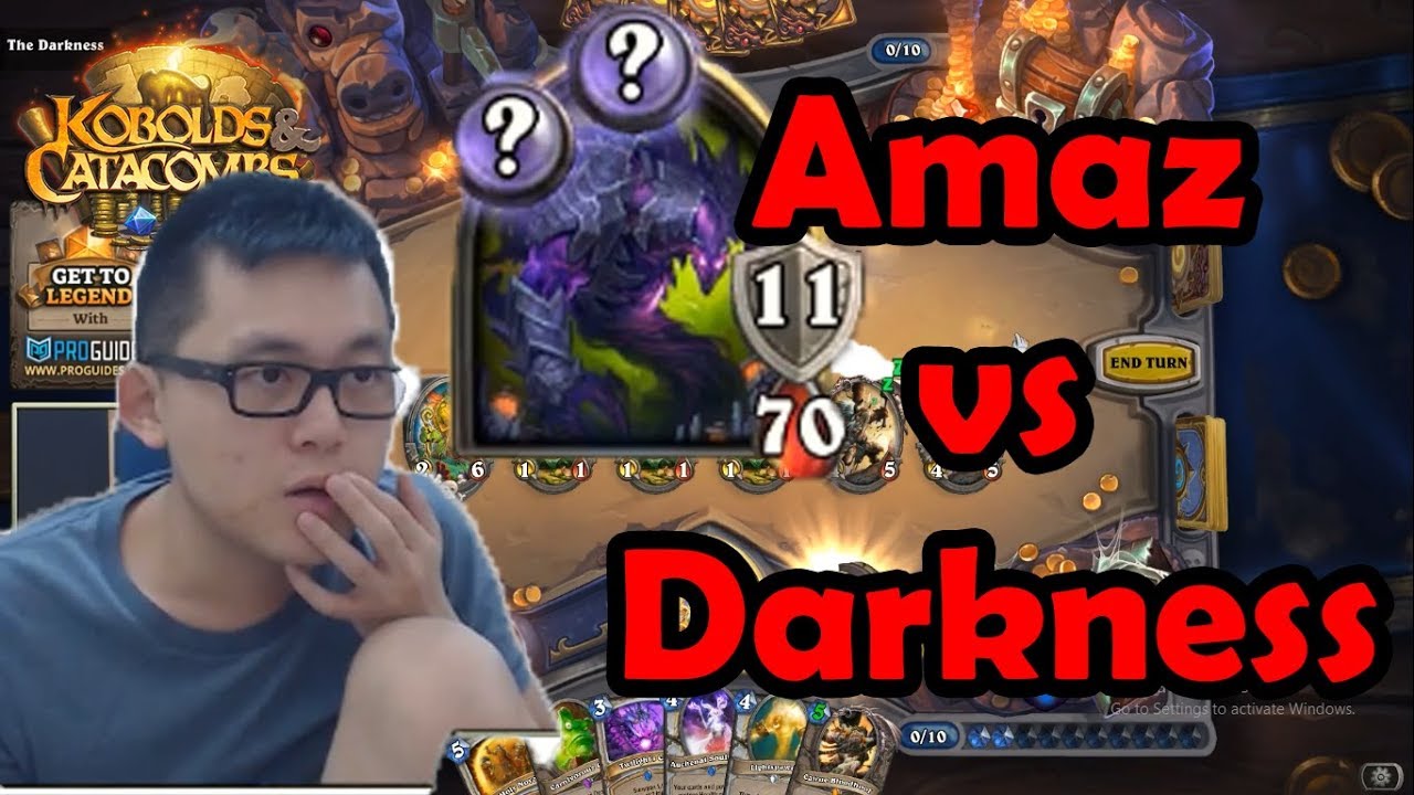 Amaz First Dungeon Run with Priest Completed! [Kobolds KnC, Hearthstone]