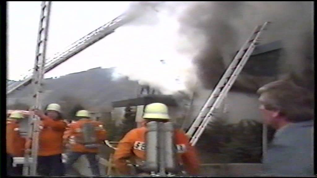Feuer im Moselbad Cochem im Jahr 1983