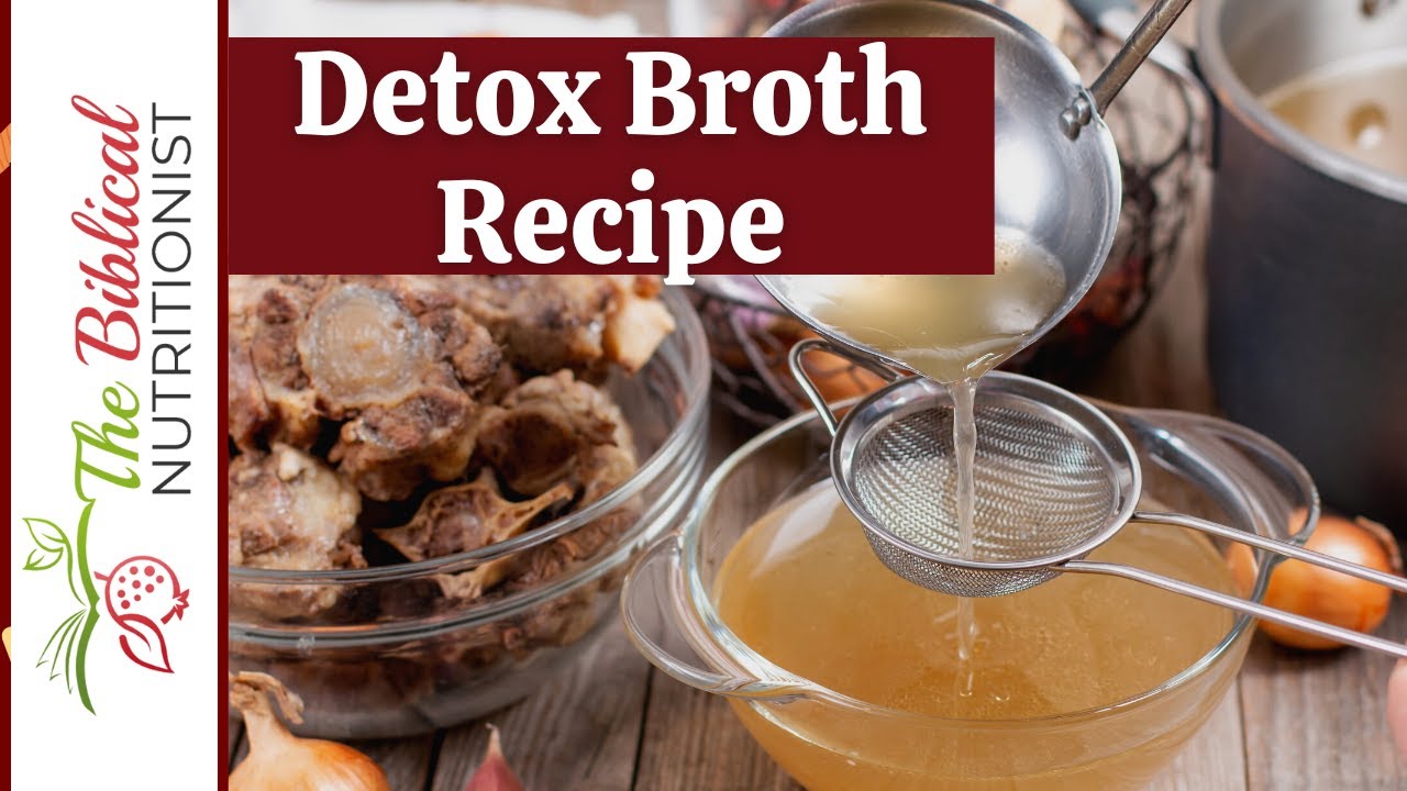 Detox Broth Recipe - My Post-Holiday Breakfast And Lunch For 3 Days!