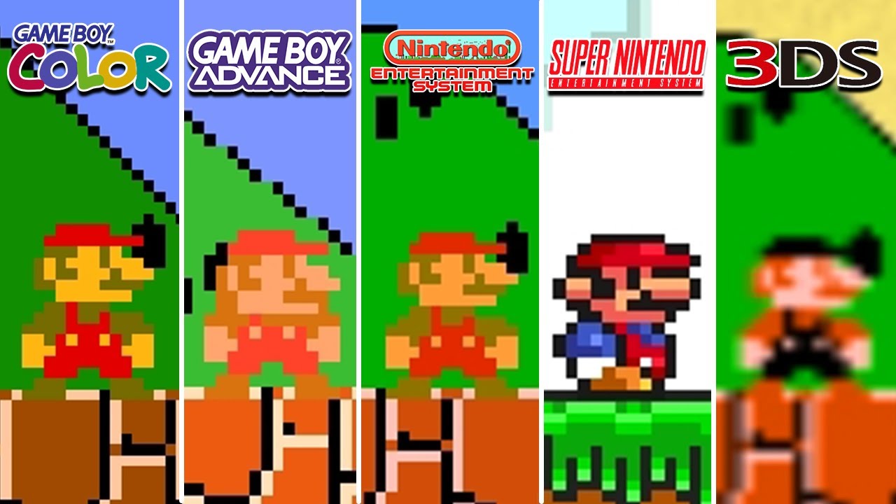 Super Mario Bros. (1985) GBC vs GBA vs NES vs SNES vs 3DS (Which One is Better?)