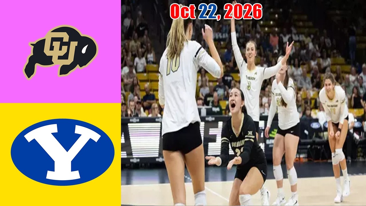 Колорадо против BYU, ПОЛНЫЙ МАТЧ, 22 октября 2026 г. | Женский волейбол NCAA