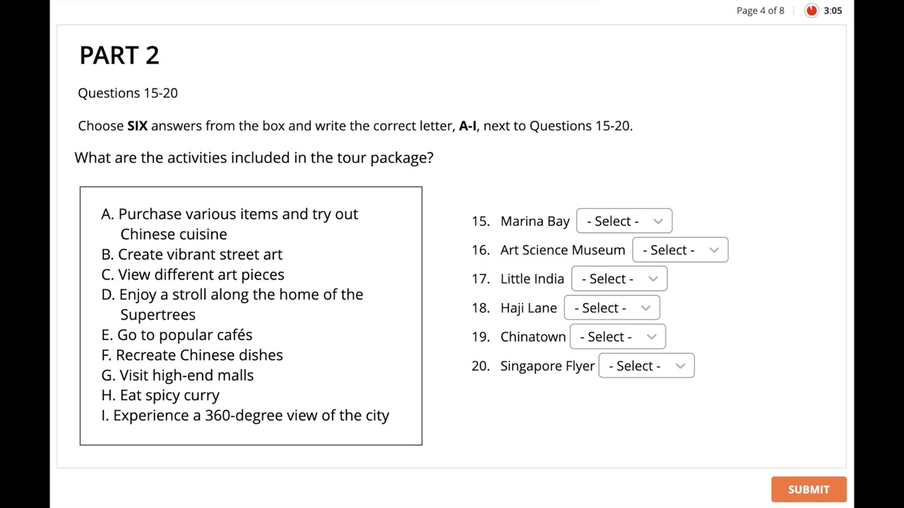 9.0 Niner IELTS Listening Test 1
