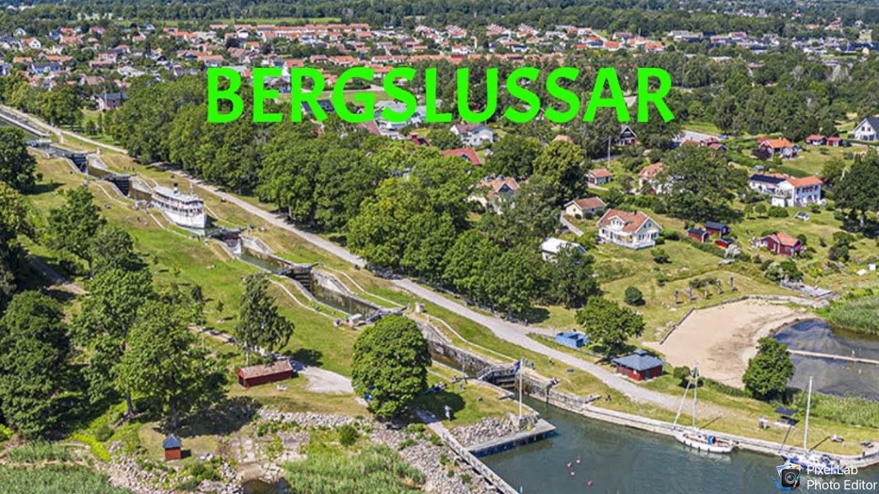 The staircase lock of the Göta Canal #Bergslussar in Sweden