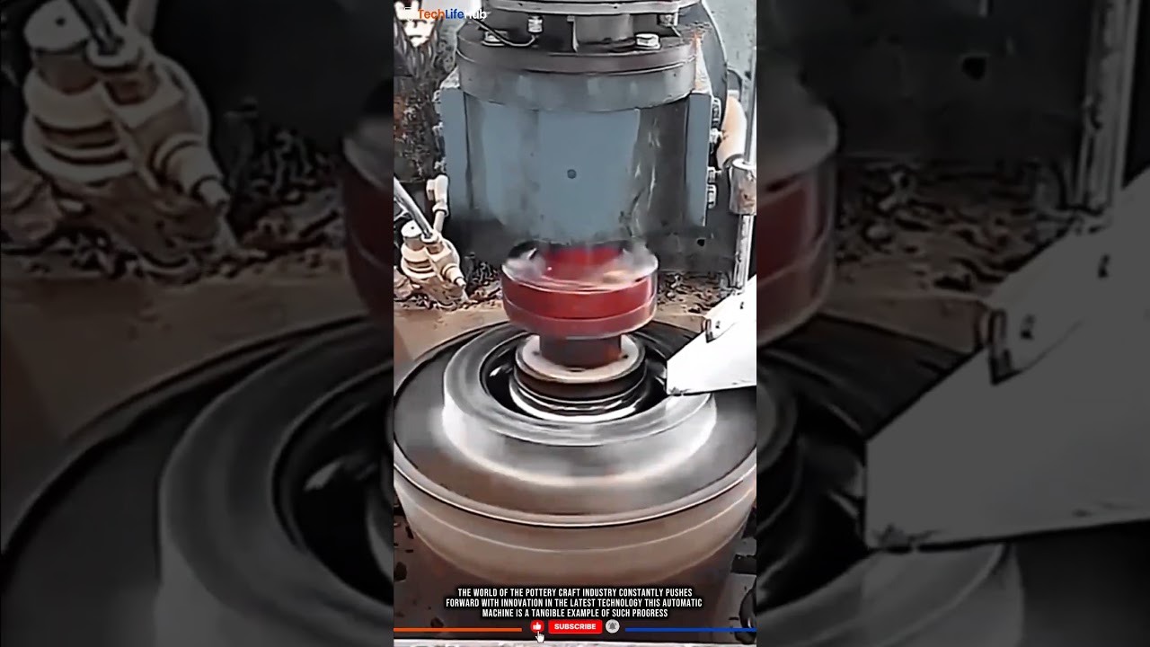 Innovation Technology Automatic Machine: Fast & Efficient Clay Pot Making #tech