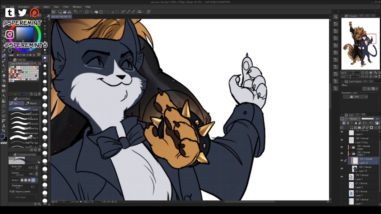 [SPEEDPAINT] Rum Tum Tugger/Mistoffelees