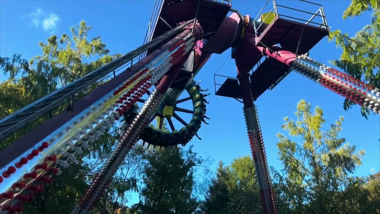 Fandango Off-Ride POV Knoebels Moser Rides Frisbee