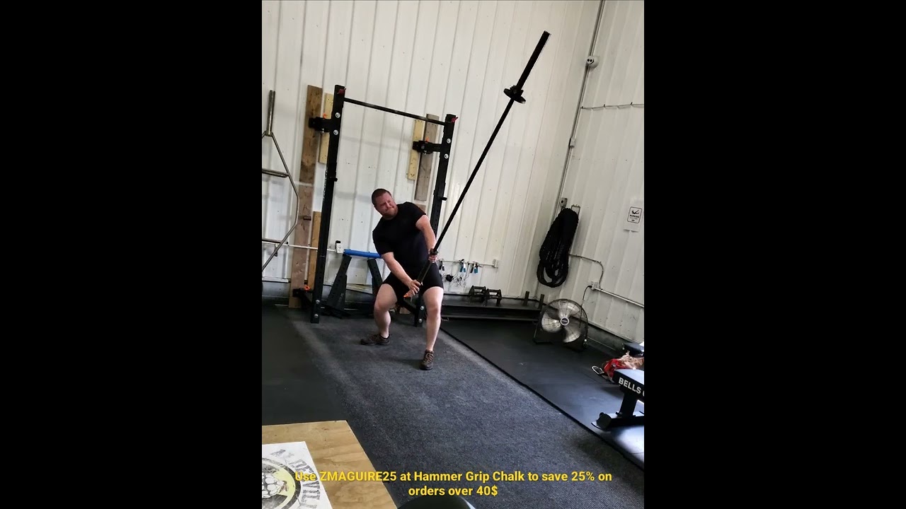 ⚡️⚒️Thors Hammer Barbell Challenge ⚒️⚡️ 45lbs Barbell and a 5lbs plate for good measure!! #trending