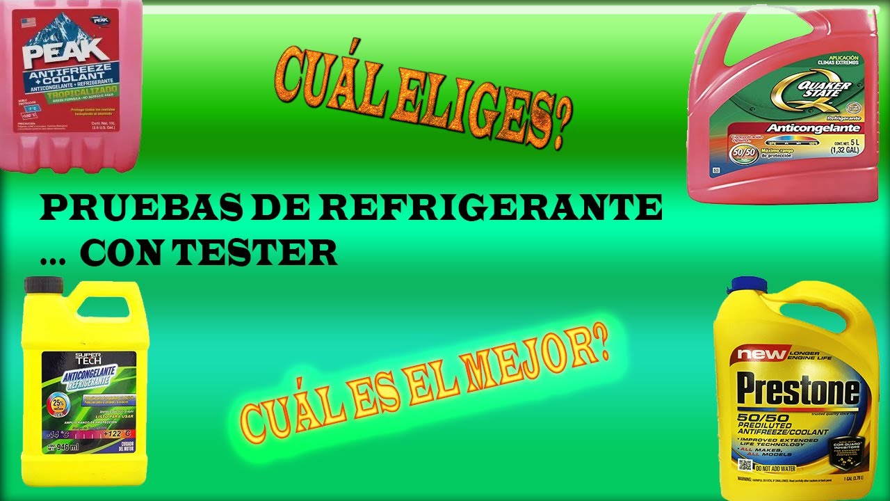 ✔️ PROBANDO REFRIGERANTES PARA CARRO // CUÁL ES EL MEJOR?