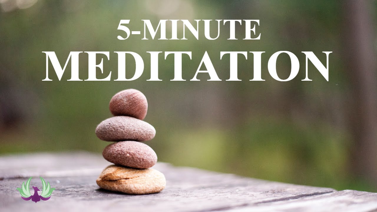 Quick 5 Minute Meditation for Anxiety Stress Calm