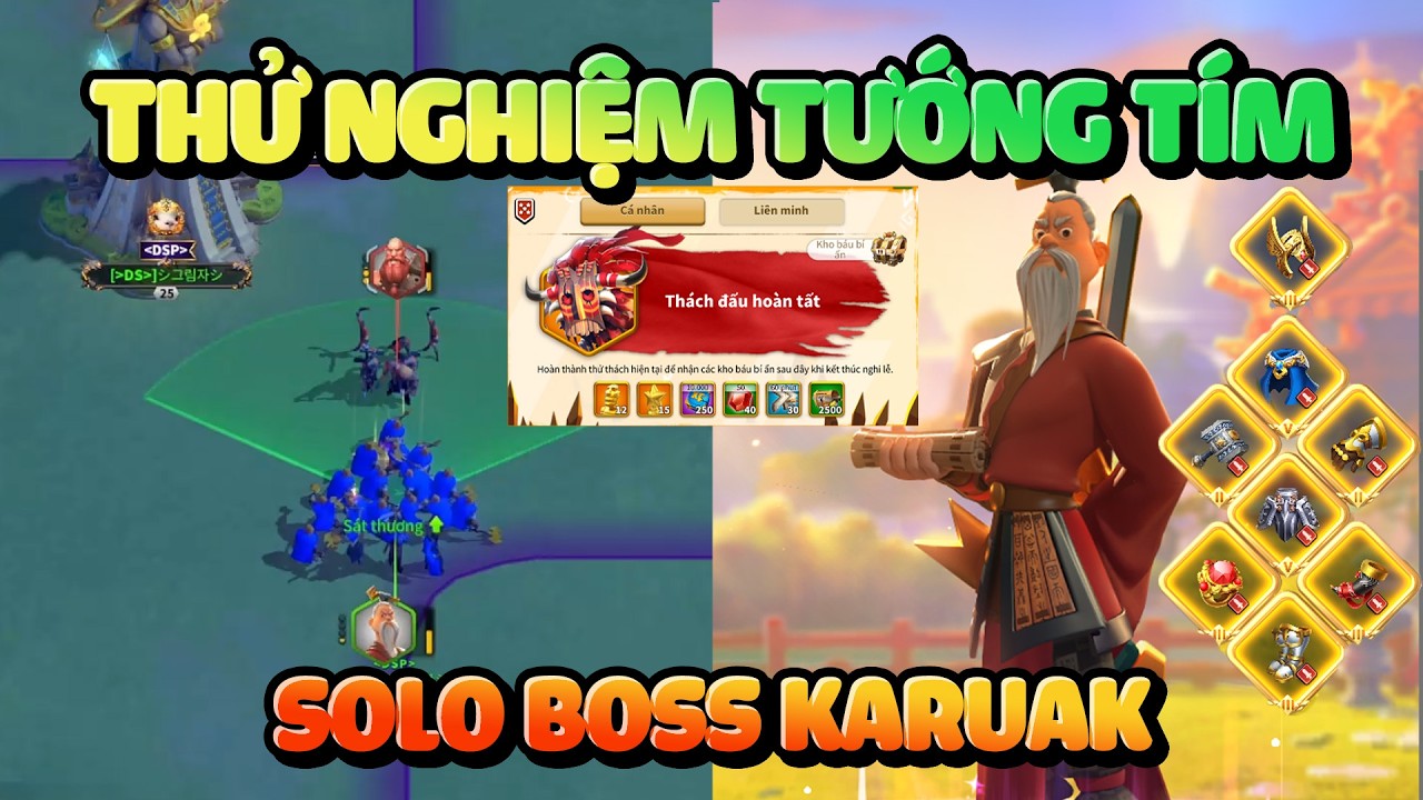 Liệu Tôn Tử Tím vs Karuak Địa Ngục Có Vượt Qua Được 30 Tầng Không Cần Về Nhà? Rise of Kingdoms