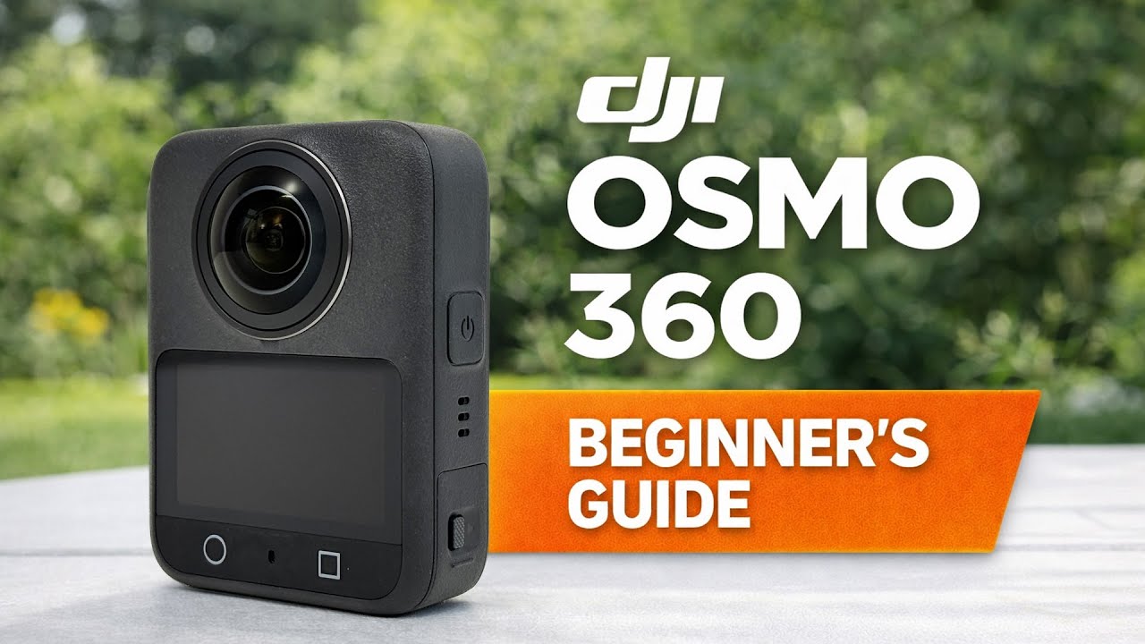 Руководство для начинающих по DJI Osmo 360 и руководство по редактированию в приложении.