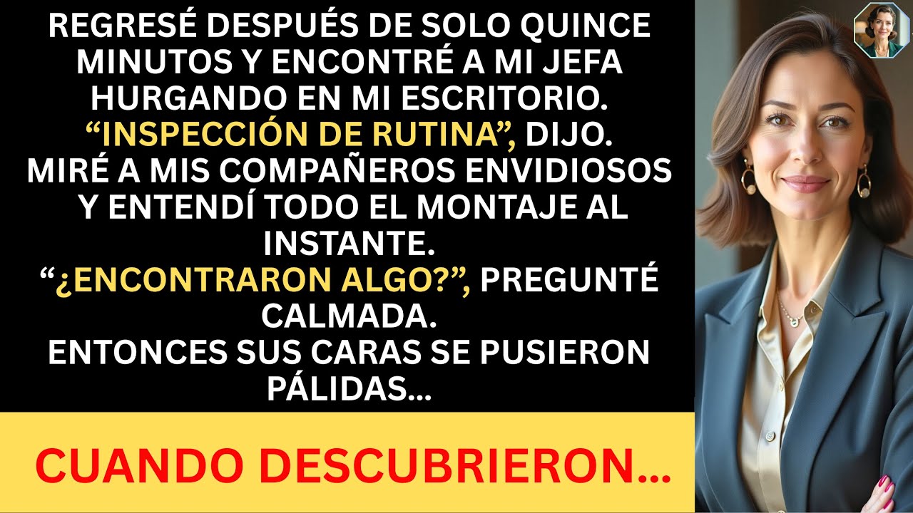 Mi Jefa Revisó Mi Escritorio— Una Pregunta Tranquila Hizo Que Todos Se Pongan Blancos Como Fantasmas