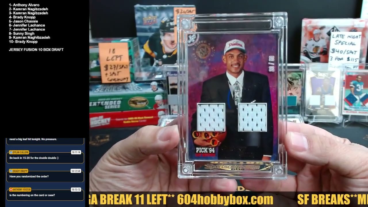 SUNDAY FUNDAY 2025 JERSEY FUSION MULTI SPORT 10 BOX 1/2 CASE HIT DRAFT
