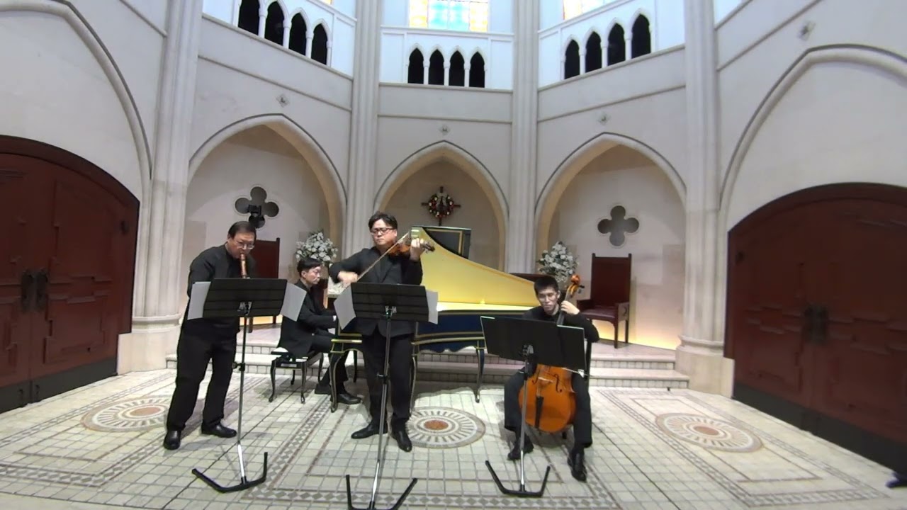 【Fukuoka Live】 J.Loeillet Trio Sonata Op.2 No.2 F-dur  ルイエ　トリオ・ソナタ ヘ長調
