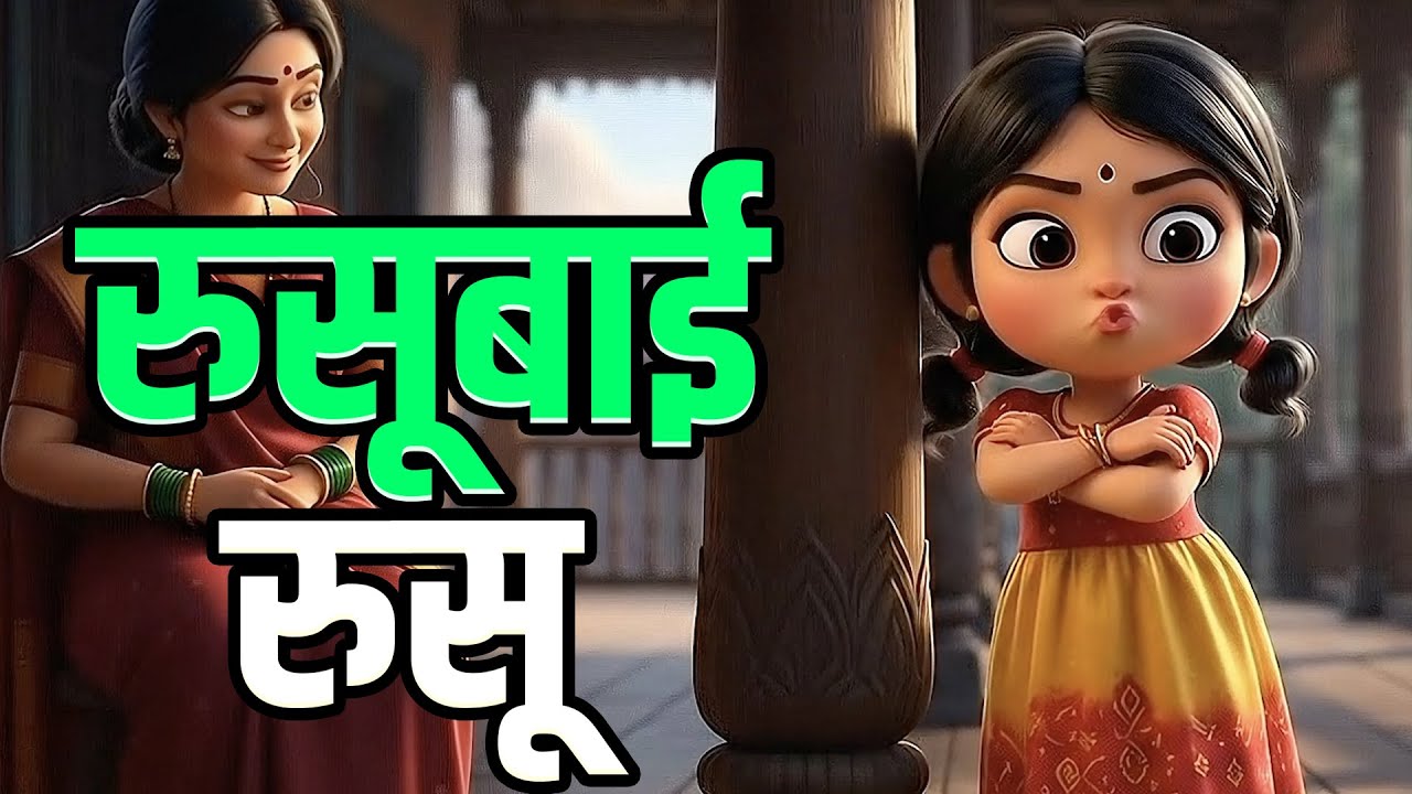 Rusubai Rusu | रुसूबाई रुसू कोपऱ्यात बसू | Marathi Rhymes | Balgeet | Jollytoons