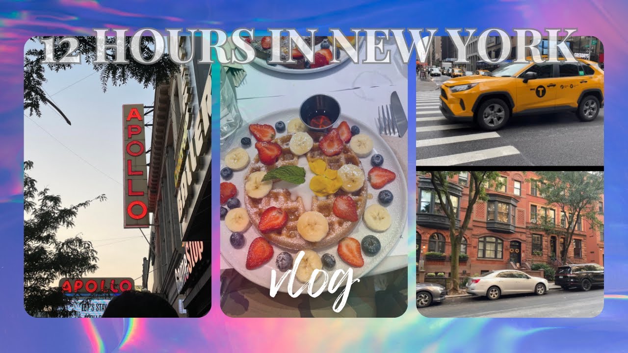 12 hours in NYC vlog: Central Park, Tiwa Savage, Joe & the juice | Fatimah Dankey