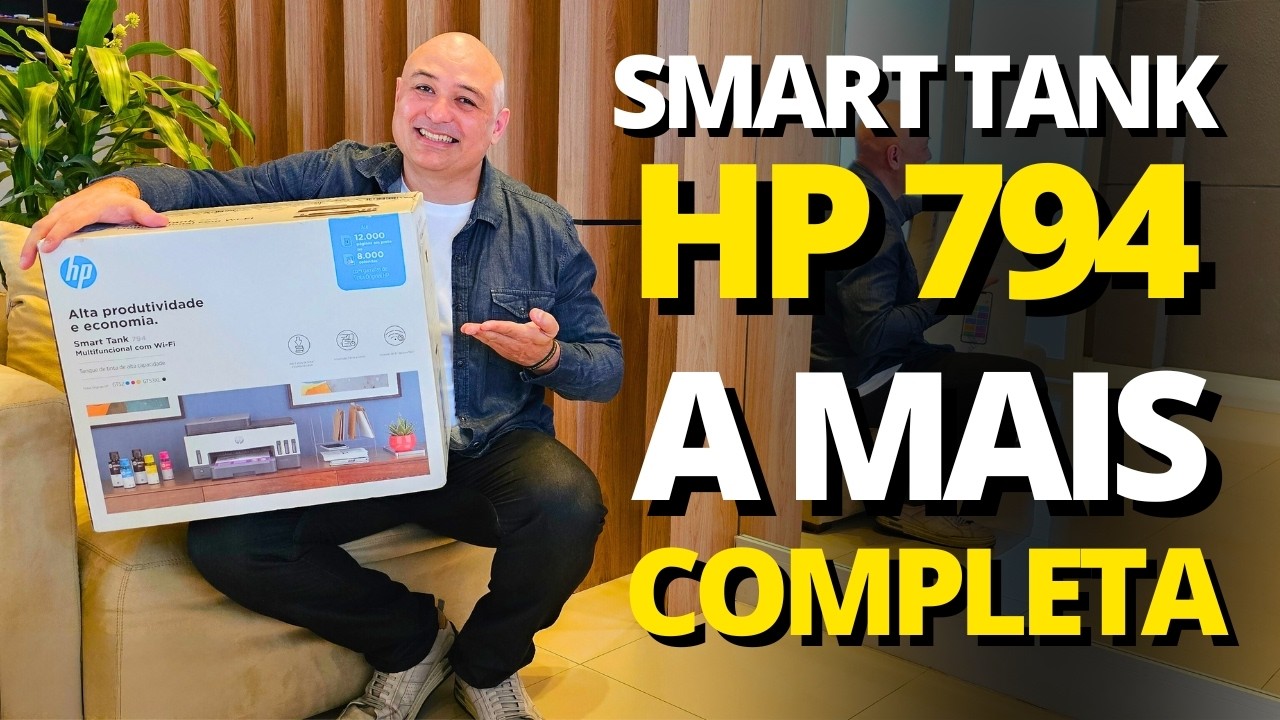 5 GRANDES motivos para escolher a HP Smart Tank 794 para suas necessidades de impressão