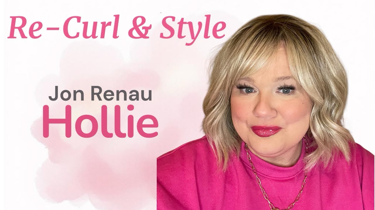 Wig Stylist Tutorial: How to Refresh the Unique Curl of Hollie by @jonrenau Palm Springs blonde