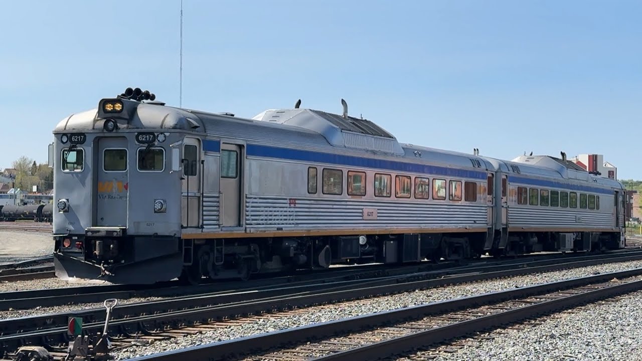 VIA Rail Budd RDC's! Railfanning around Sudbury ON 5/15/24
