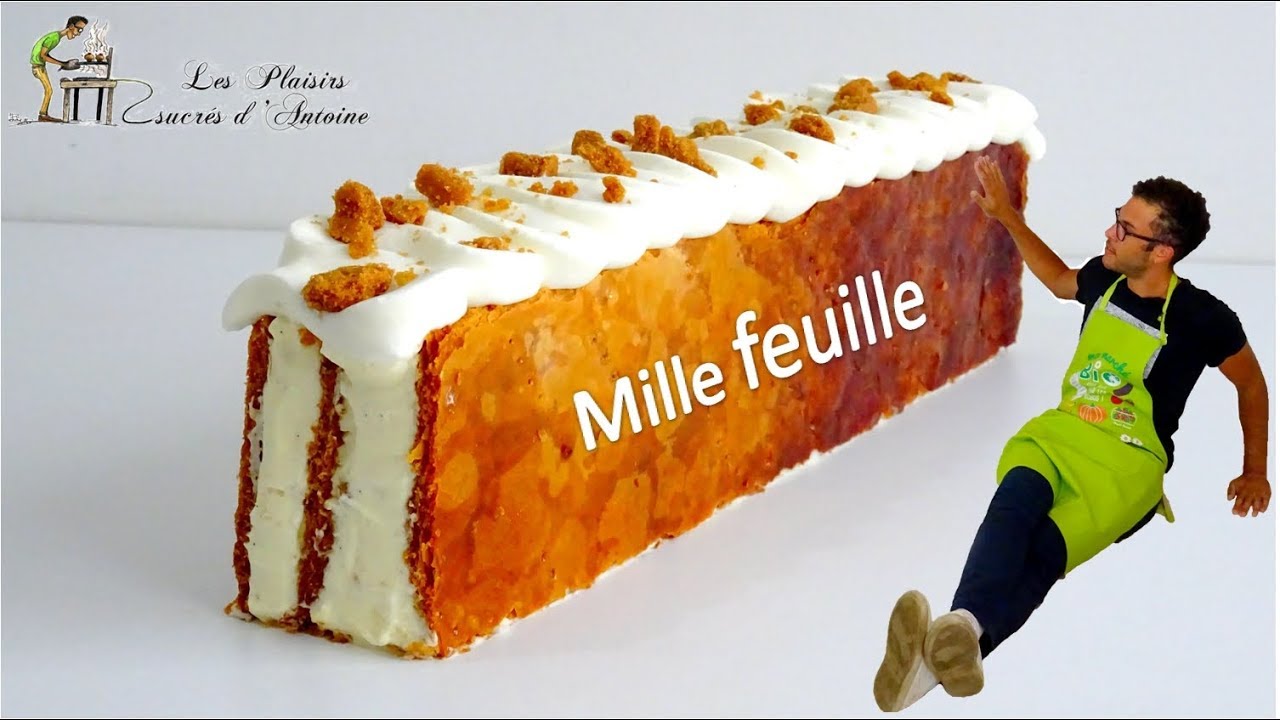 Recette - Mille-feuille vanille, pommes caramélisées, biscuits à la cannelle