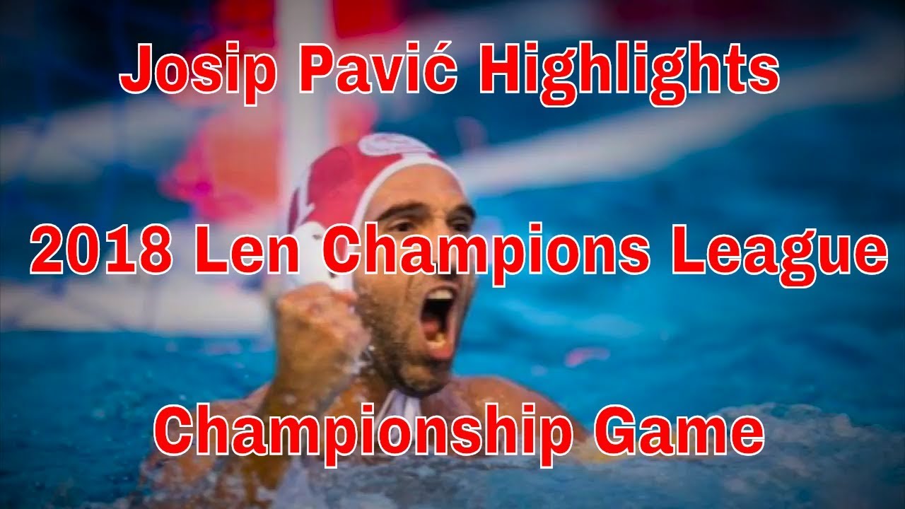 Josip Pavić Highlights from the 2018 Len Champions League Championship Game