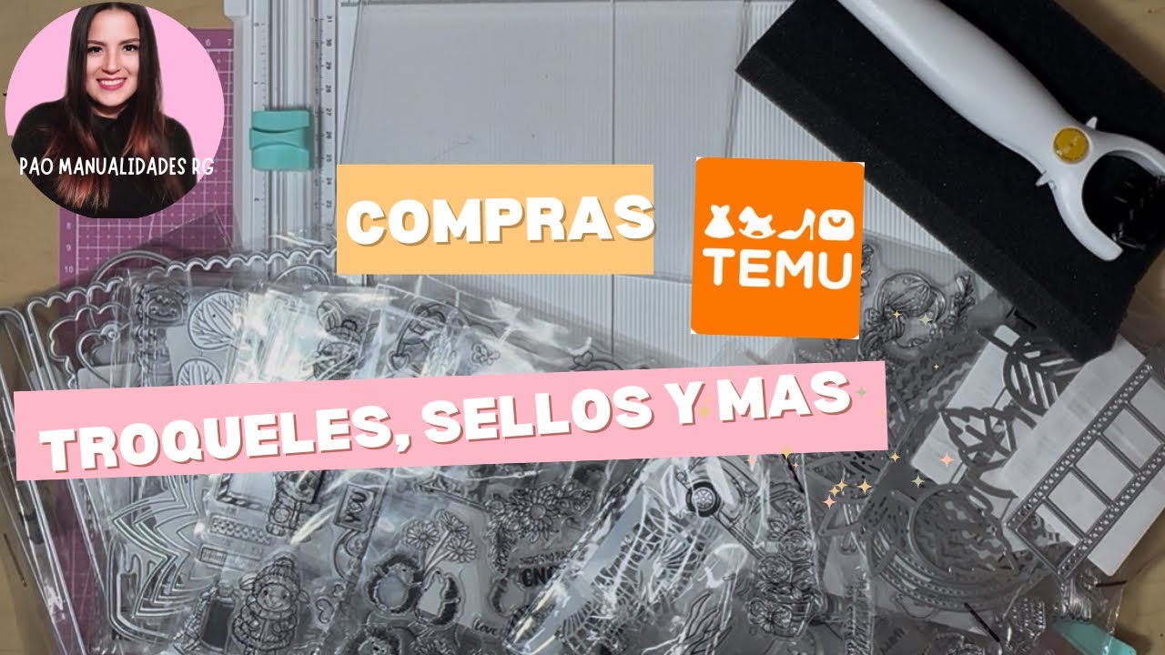 🛍️ COMPRAS TEMU 🛍️ | sellos, troqueles y más | #compras