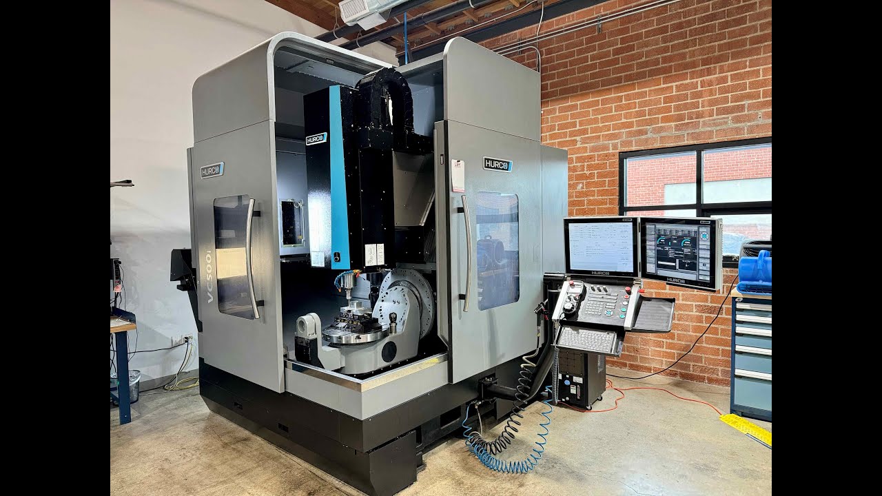 2022 HURCO VC500i 5-AXIS VERTICAL MACHINING CENTER, XYZ AXIS TRAVELS: 20.5&rdquo; X 177&rdquo; X 15.8&rdquo;