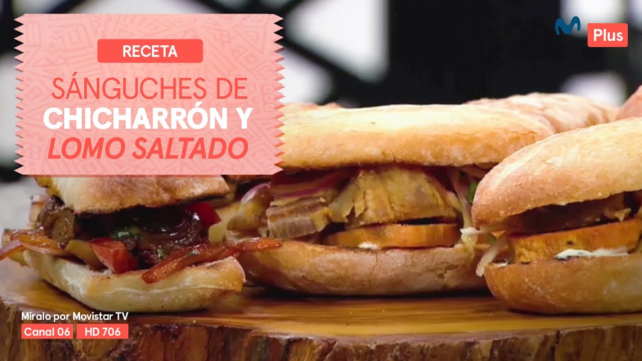 Recetas: Sánguches de chicharrón y lomo saltado | Ximena en Casa