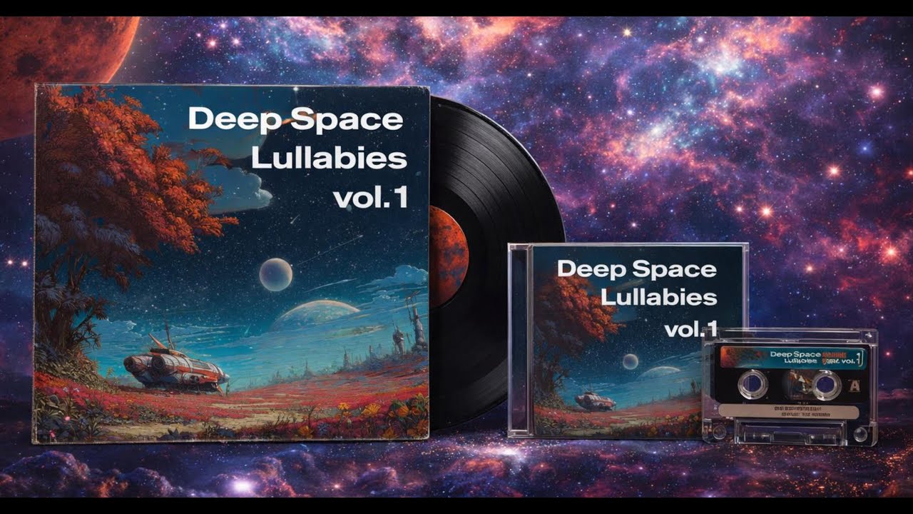Deep Space Lullabies Vol. 1 | 2 Hour Ambient Synthwave Chillout Mix for Sleep, Study & Focus
